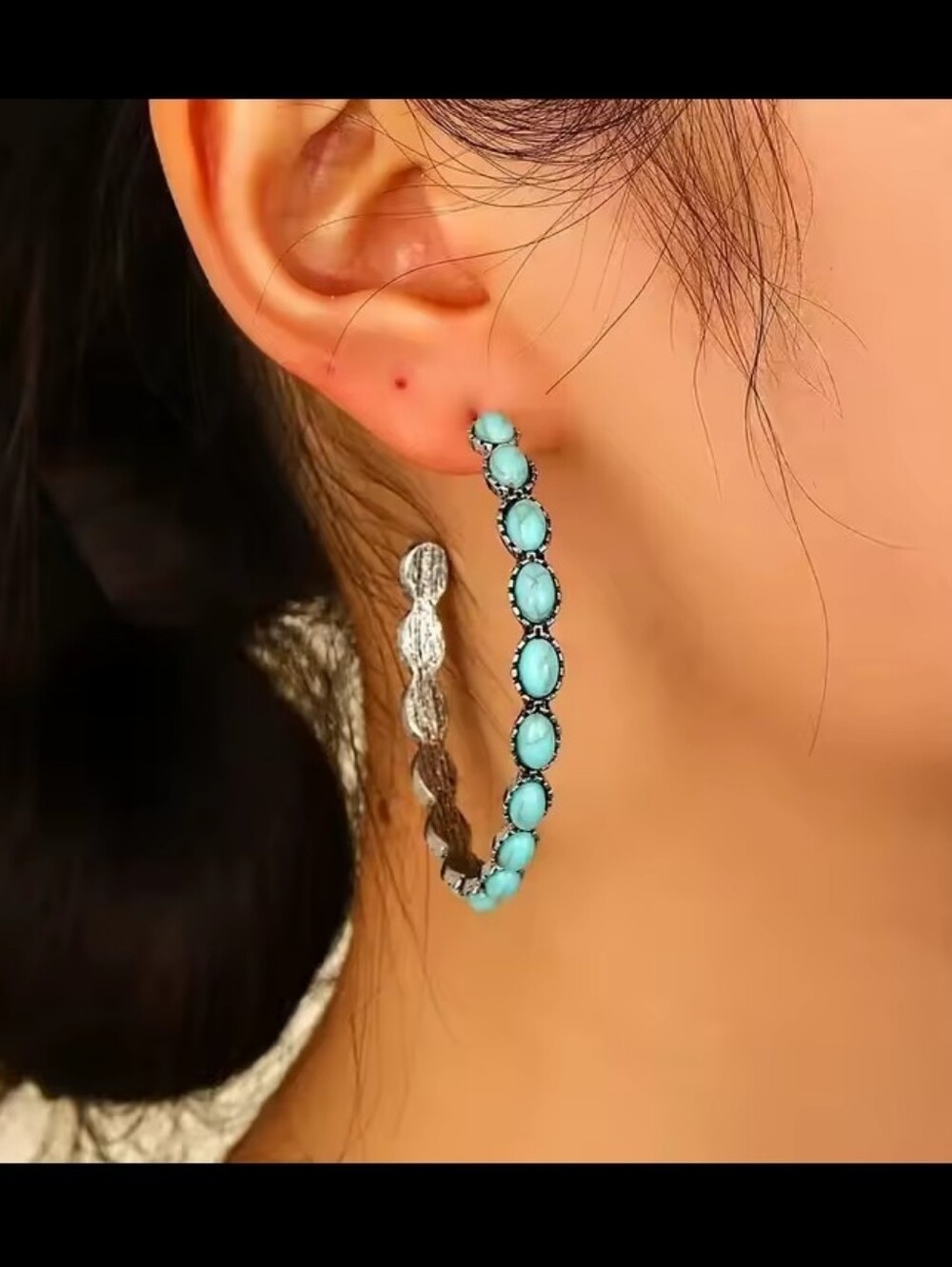 Western Earrings Turquoise Vintage Women's Dangle Jewelry New g15